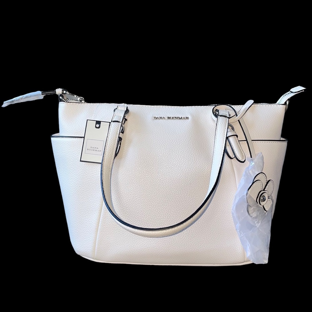 White shoulder bag brand new with tags Dana Buchman